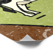 バンテージカンザス州マップお土産 ポスター (角)