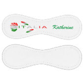 バンディエラディタリアパーソナライズされたローザ ソフトボール (パネル)