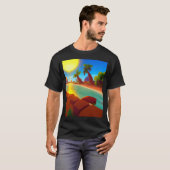 バンディクートのサンセット Tシャツ (正面フル)