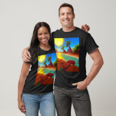 バンディクートのサンセット Tシャツ (ユニセックス)