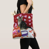 バンディットザキャッツバレンタイントート トートバッグ (クローズアップ)