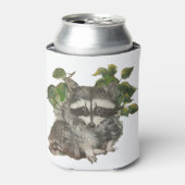 バンディット白黒ラクーンゴミのパンダ 缶クーラー (缶正面)