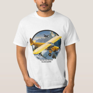 バンデス航空フェスティバル イエローバッシュ機 アラスカ Tシャツ