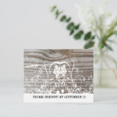 バンデッドウッドRSVP インビテーションポストカード (スタンド正面)