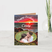 バンデラスハッピーバースデーサンセット914 カード (正面)