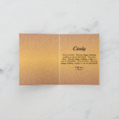 バンデラスハッピーバースデーサンセット914 カード (内部)