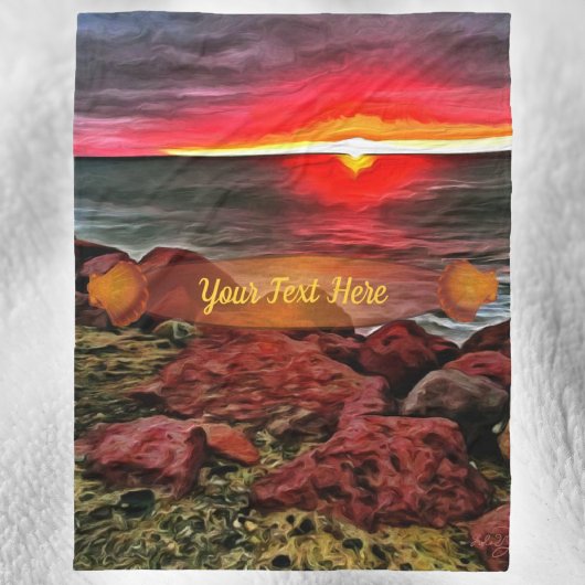 バンデラスロッキーサンセット914 フリースブランケット