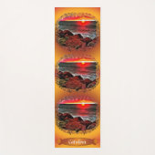 バンデラスロッキーサンセット914 ヨガマット (正面)