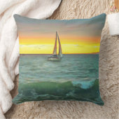 バンデラス湾の帆船0884 クッション (ブランケット)