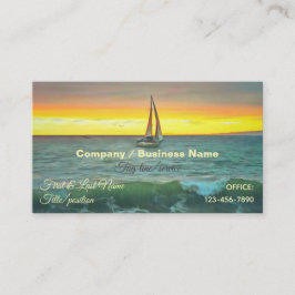 バンデラス湾の帆船0884 名刺