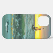 バンデラス湾の帆船0884 Case-Mate iPhoneケース (裏面 (横))