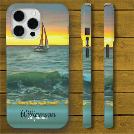 バンデラス湾の帆船0884 iPhone 15 PRO MAXケース