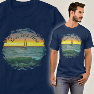 バンデラス湾の帆船0884 Tシャツ