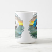 バンデラス湾の帆船 0884 コーヒーマグカップ (中央)