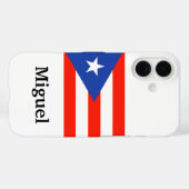バンデラボリグアプエルト県国旗4アナ Case-Mate iPhoneケース (裏面 (横))