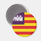 バンデラ諸島 – バレアレス州旗 マグネット (正面/裏面)