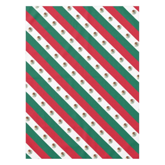 バンデラ·デ·メキシコ-メキシコ-メキシコ国旗 テーブルクロス (正面)