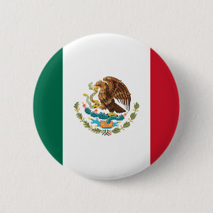 バンデラ·デ·メキシコ-メキシコ-メキシコ国旗 缶バッジ