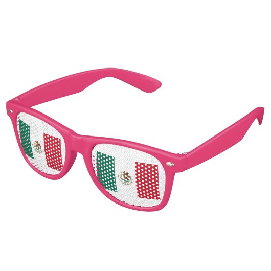 バンデラ・ド・メキシコ – メキシコ国旗 – メキシコ国旗 レトロサングラス (アングル)