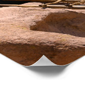 バンデリア国立記念碑の古代プエブロはしご ポスター (角)