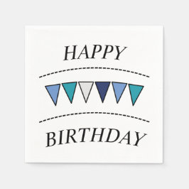 バントおもしろいハッピーバースデー スタンダードカクテルナプキン