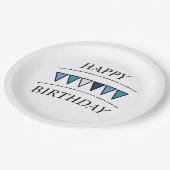 バントおもしろいハッピーバースデー ペーパープレート (アングル)