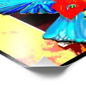 バントを待っ色彩の鮮やかている フォトプリント            (角)