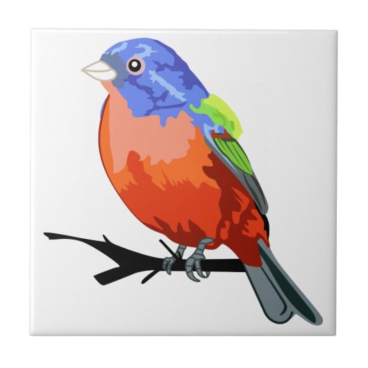 バント絵を描ング タイル (正面)