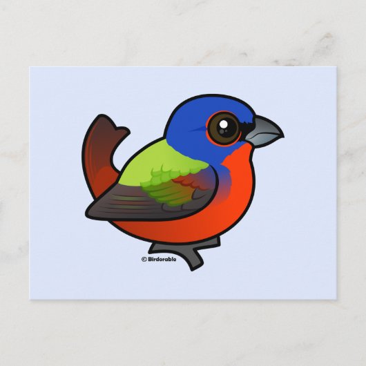 バント絵を描ング ポストカード (正面)