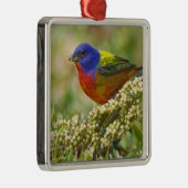 バント絵を描ング メタルオーナメント (右)