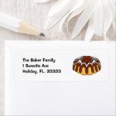 バント・ケ飾ーキでクリスマス ラベル (インサイチュ)