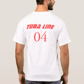 バンドおたく Tシャツ (裏面)