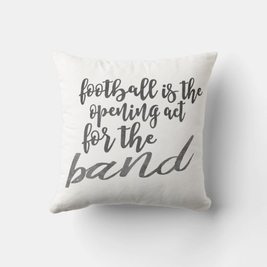 バンドおもしろいの引用文サッカー開幕法 クッション (裏面)