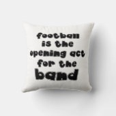 バンドおもしろい引用文のサッカー開幕法 クッション (裏面)