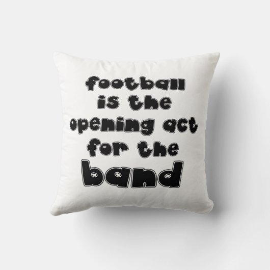 バンドおもしろい引用文のサッカー開幕法 クッション (裏面)