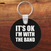 バンドと一緒に大丈夫 キーホルダー (正面)