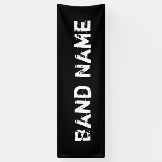 バンドのためのカスタムなギグの旗 横断幕 (縦)