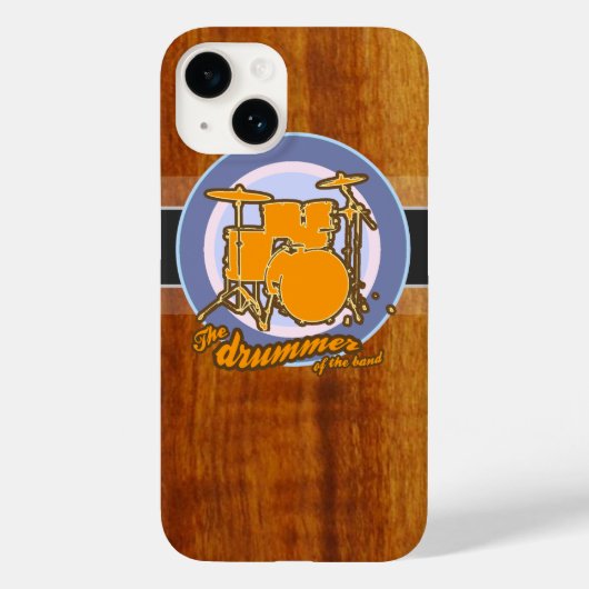 バンドのドラマー Case-Mate iPhoneケース (裏面)
