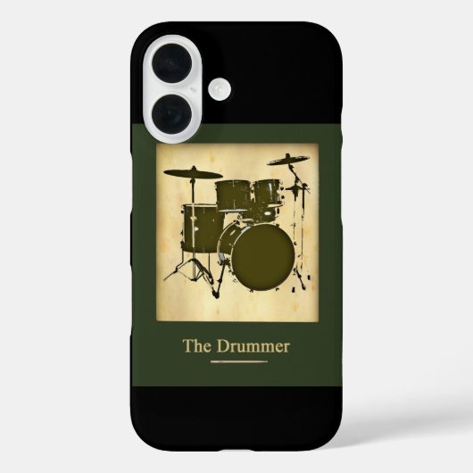 バンドのドラマー Case-Mate iPhoneケース (裏面)