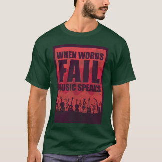 バンドの仲間と歌う Tシャツ