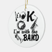 バンドの写真で大丈夫 セラミックオーナメント (左)