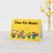 バンドのMaisyおよび友人の演劇 カード (黄色い花)