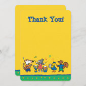 バンドのMaisyおよび友人の演劇 サンキューカード (正面/裏面)