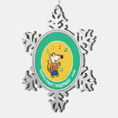 バンドのMaisyおよび友人の演劇 スノーフレークピューターオーナメント (右)