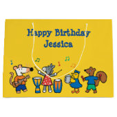 バンドのMaisyおよび友人の演劇 ラージペーパーバッグ (正面)