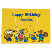 バンドのMaisyおよび友人の演劇 ラージペーパーバッグ (裏面)