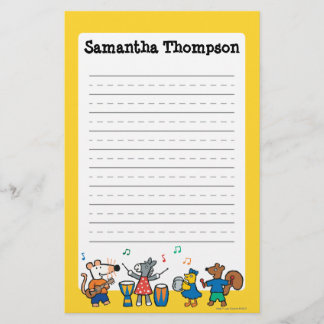 バンドのMaisyおよび友人の演劇 便箋