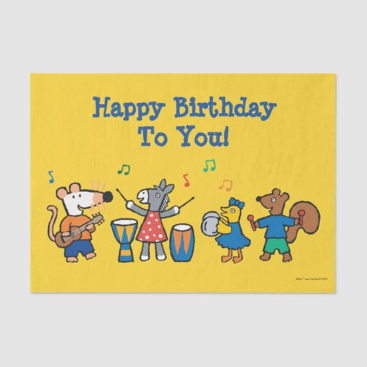 バンドのMaisyおよび友人の演劇 薄葉紙 (正面)