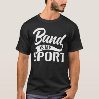 バンドは私のスポーツgirl tシャツ