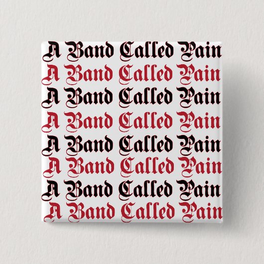 バンドは苦痛を呼びました 缶バッジ (正面)